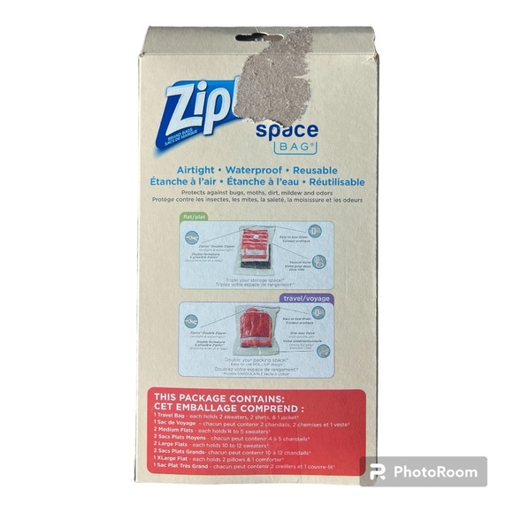 ZIPLOC SPACE BAGS - 6 BAG VARIERY - Picture 3 of 4